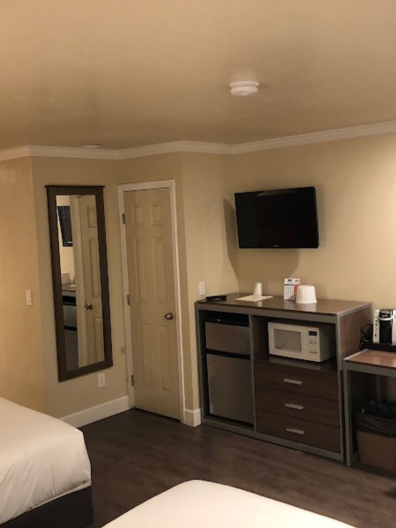 Photo of El Castell Motel - Room, 2 Queen Beds, Work Desk, Flat TV, Fridge, Microwave, Coffee Machine