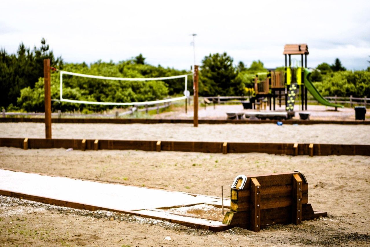Photo of Oyhut Bay Seaside Resort - Bocce ball, volleyball, pickleball and picnic areas