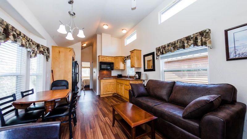 Family Cottage Living area Hart's Camp