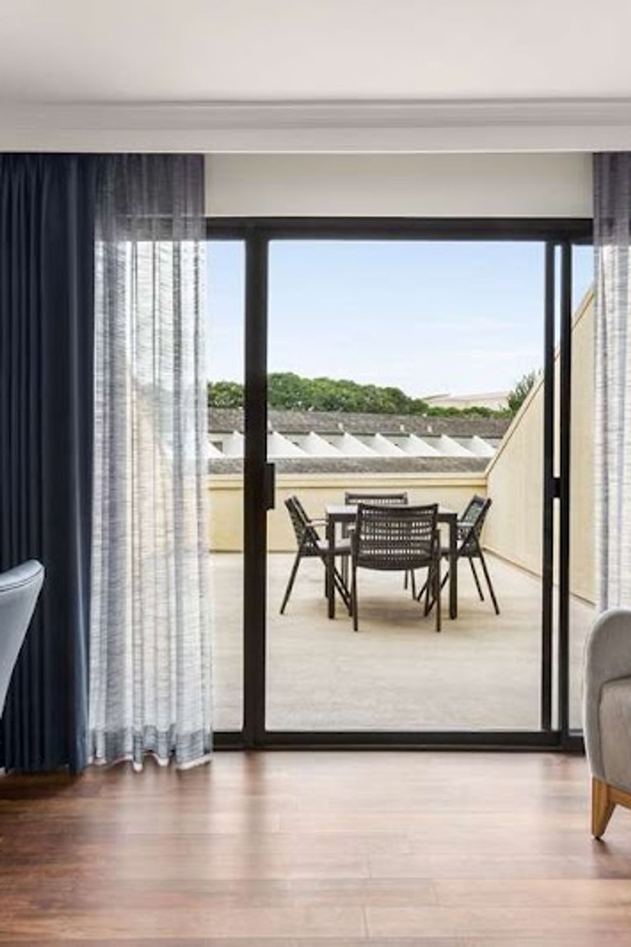 Photo of Hilton Garden Inn Monterey - Suite, Living room, Private Balcony
