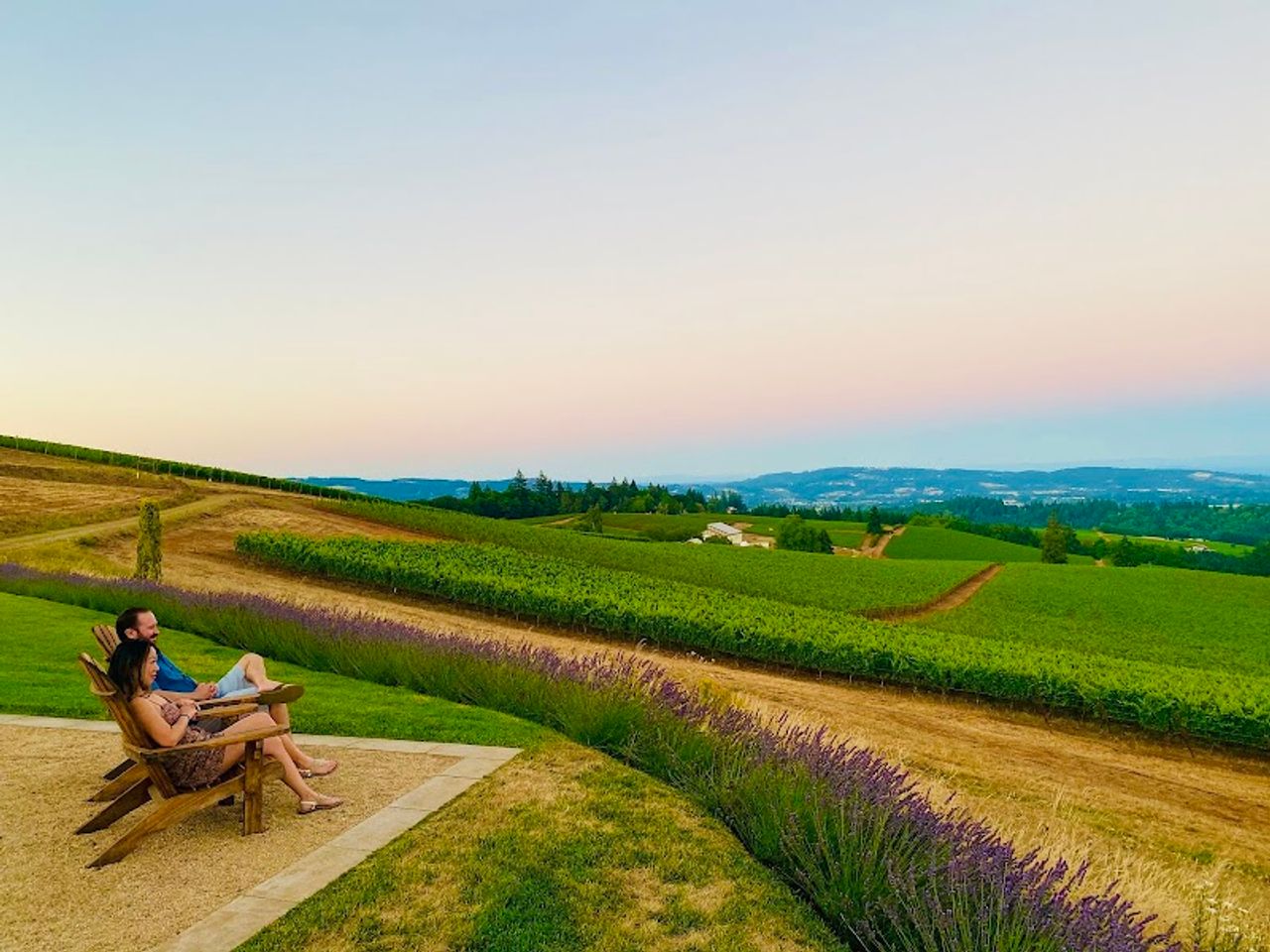 Photo of Black Walnut Inn & Vineyard - Outdoor patio, Vineyard view