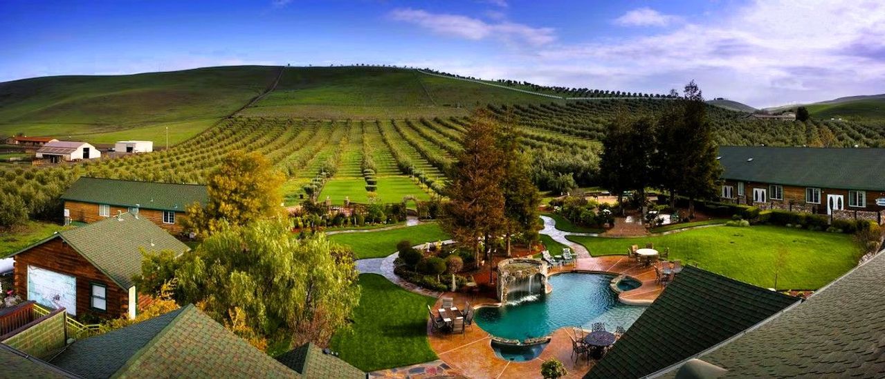 The Purple Orchid | Wine Country Resort & Spa - Arial View