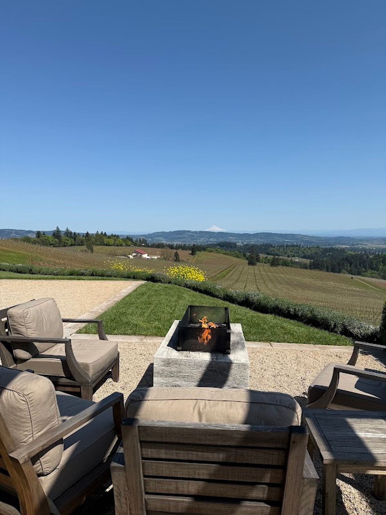 Photo of Black Walnut Inn & Vineyard - Exterior, Outdoor seating area, firepit