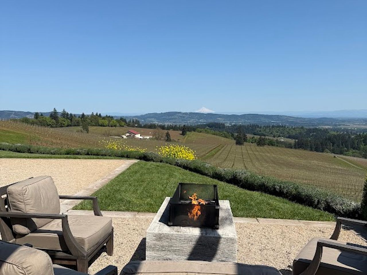 Photo of Black Walnut Inn & Vineyard - Exterior, Outdoor seating area, firepit