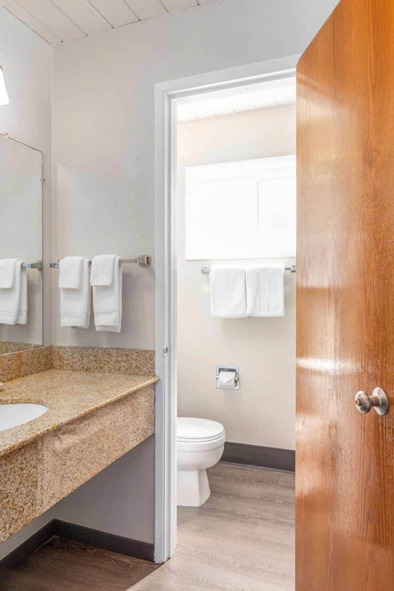 Bathroom at The Seashore Inn on the Beach - Seaside, OR