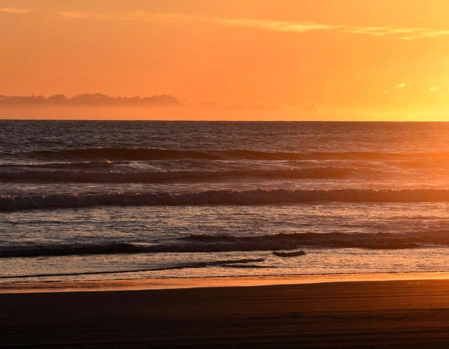 Beach at Seaside, Oregon, USA