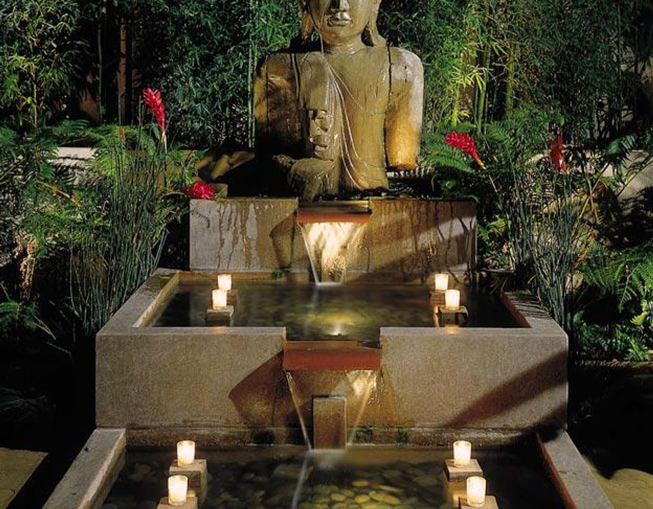 Photo of Tradewinds Carmel - Courtyard with cascading fountain