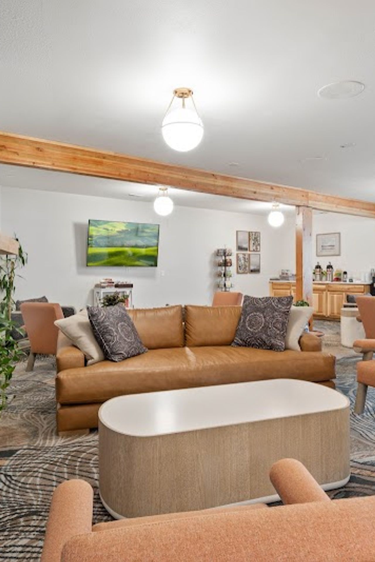 Photo of Adobe Resort, Yachats - Lobby, Fireplace