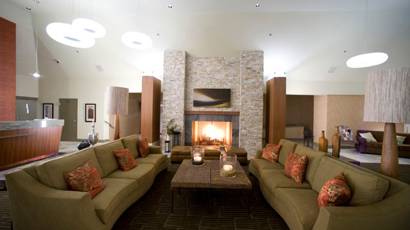 Photo of Mt. Hood Oregon Resort - Lobby, Fireplace