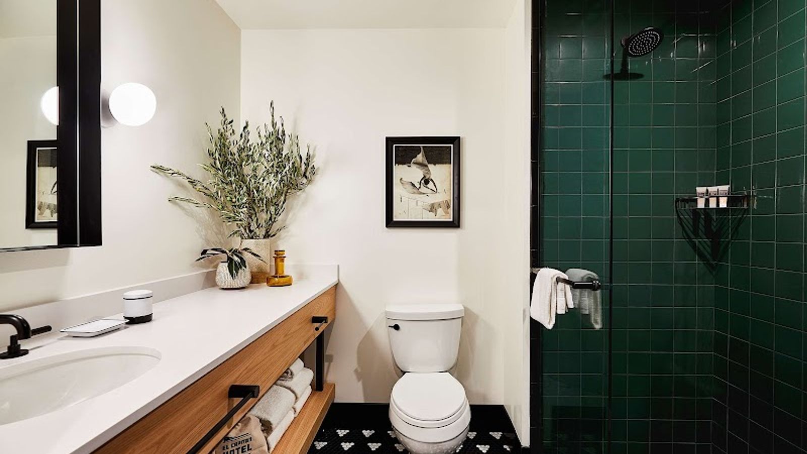 Photo of El Capitan Hotel - Bathroom, Walk-in Shower