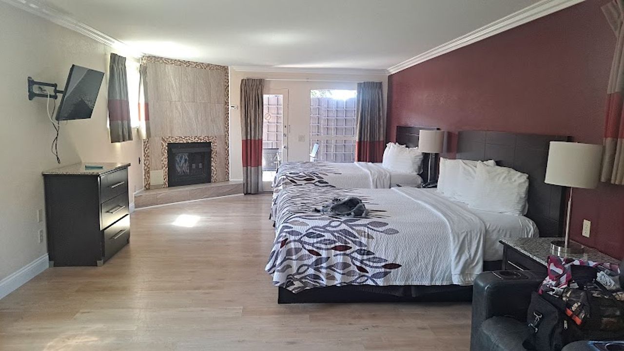 Photo of Red Roof Inn & Suites Monterey - Suite, 2 Queen Beds, Flat TV, Fireplace, Blackout curtains
