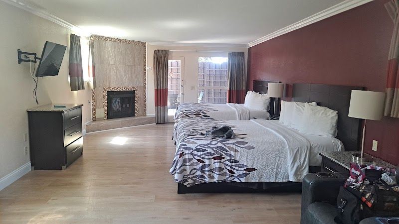 Photo of Red Roof Inn & Suites Monterey - Suite, 2 Queen Beds, Flat TV, Fireplace, Blackout curtains