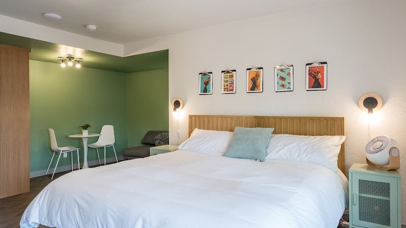 Photo of The Local Motel - Room, King bed, Coffee Table
