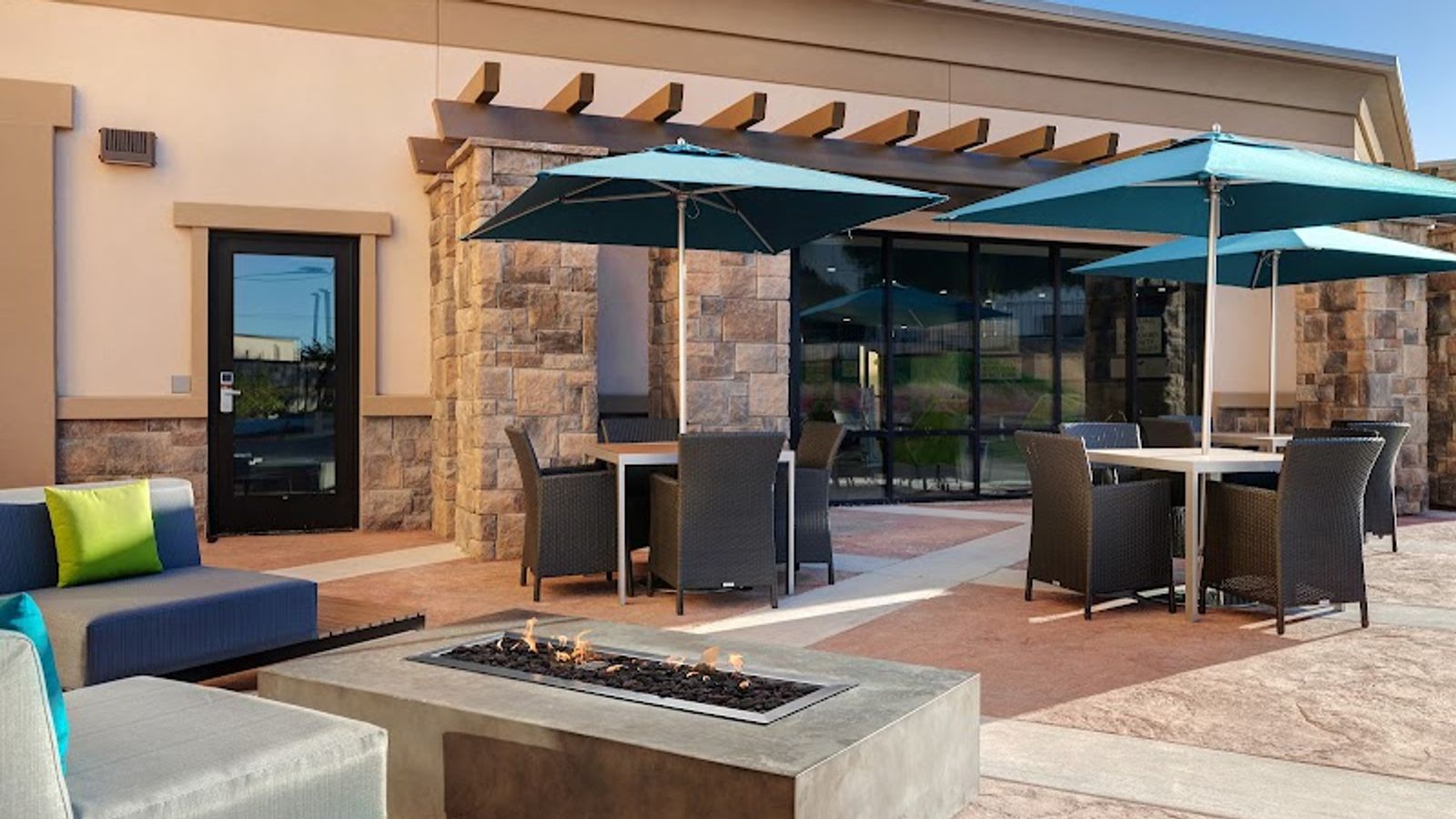 Photo of Hampton Inn & Suites Marina - Outdoor Seating Area, Firepit