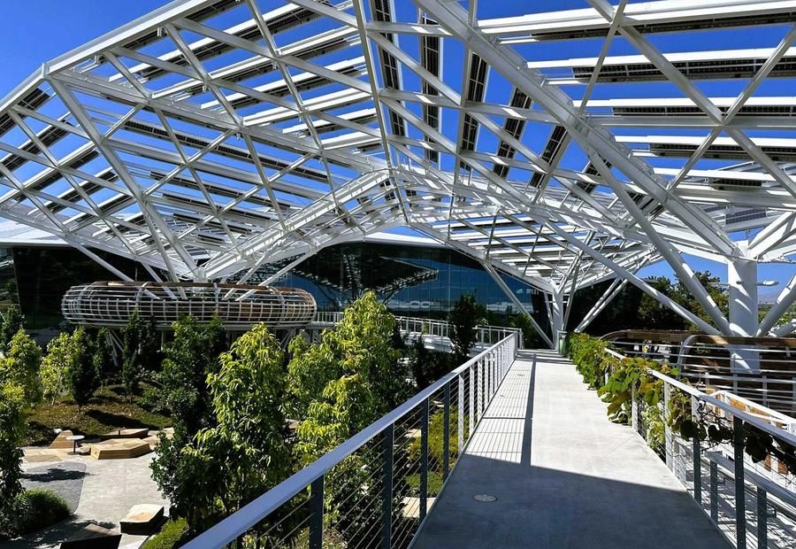 The Trellis of Nvidia Voyager Building in Santa Clara, CA, USA