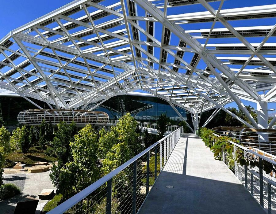 The Trellis of Nvidia Voyager Building in Santa Clara, CA, USA