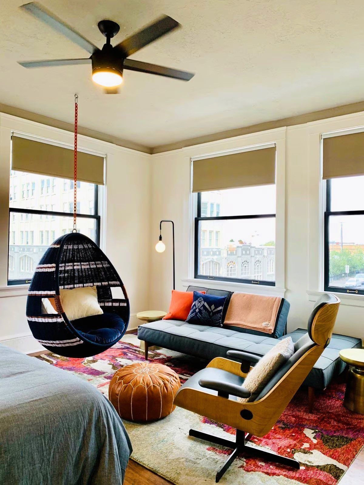 Photo of Norblad Hotel - Suite, queen or king bed, pillow-top mattress, a table and chairs, complimentary WiFi, private bath, and a community kitchen