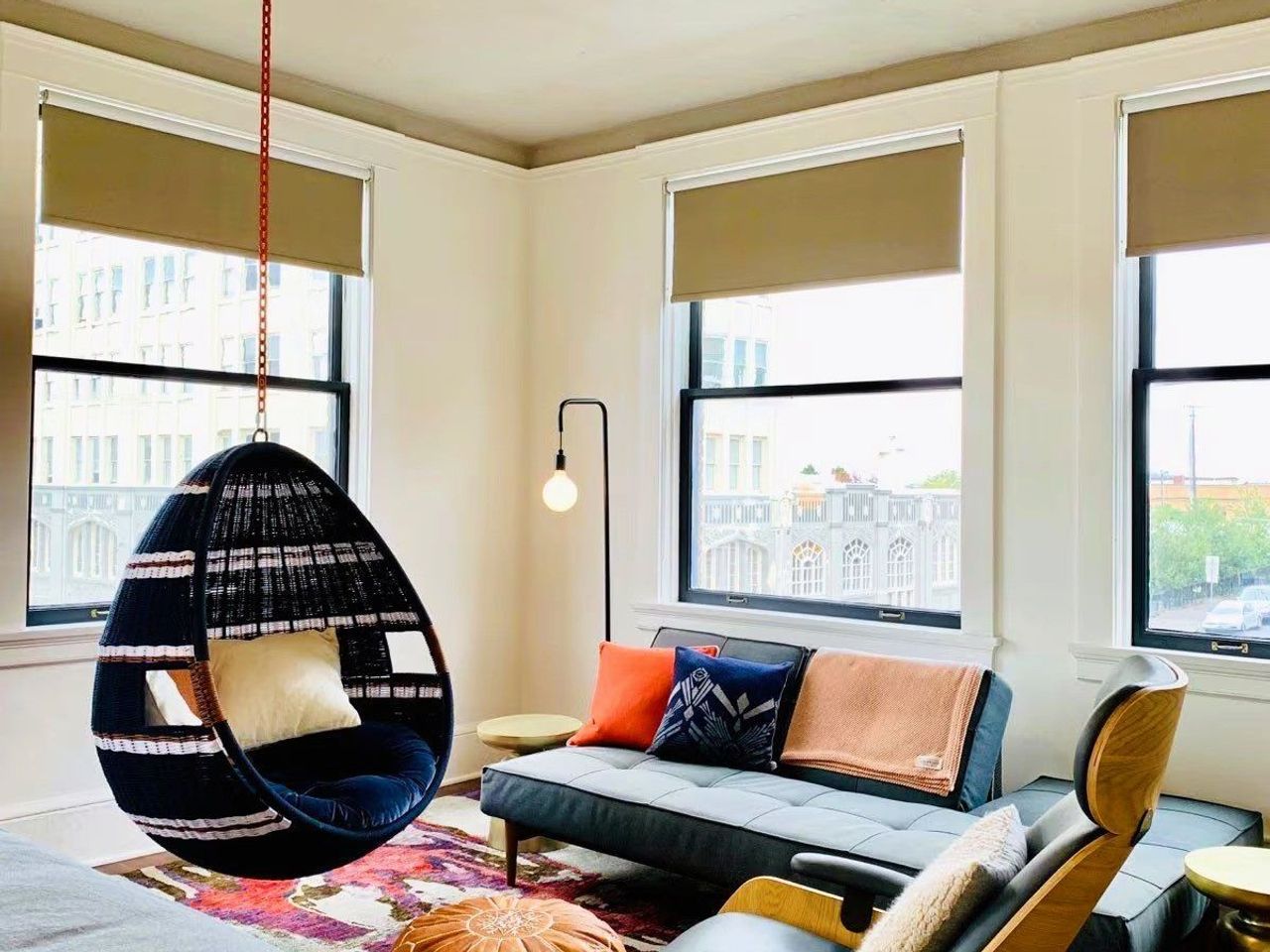 Photo of Norblad Hotel - Suite, queen or king bed, pillow-top mattress, a table and chairs, complimentary WiFi, private bath, and a community kitchen