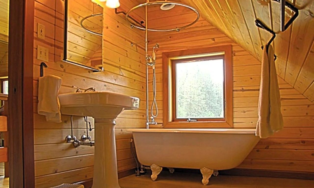 Rolling Huts - Family Cabin, Bathroom