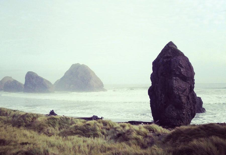 Rugged natural beauty of the Gold Beach, Oregon Coast.