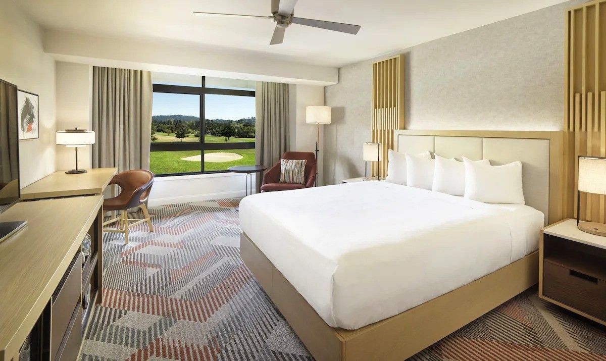 Photo of Hyatt Regency Monterey Hotel and Spa on Del Monte Golf Course - Room, King Bed, Golf course view