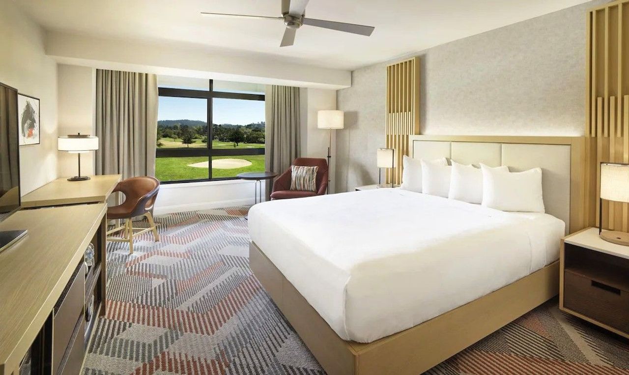 Photo of Hyatt Regency Monterey Hotel and Spa on Del Monte Golf Course - Room, King Bed, Golf course view