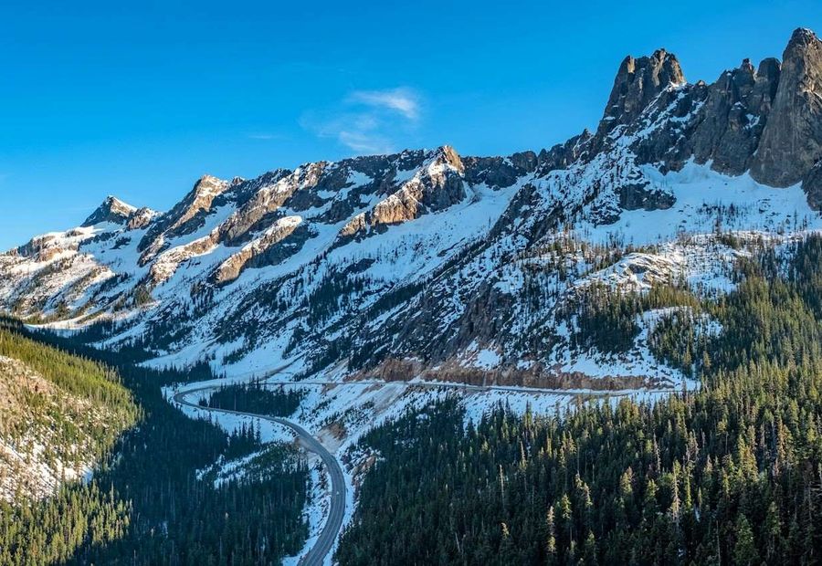 Washington Pass, North Cascade National Park near Winthrop, WA, USA