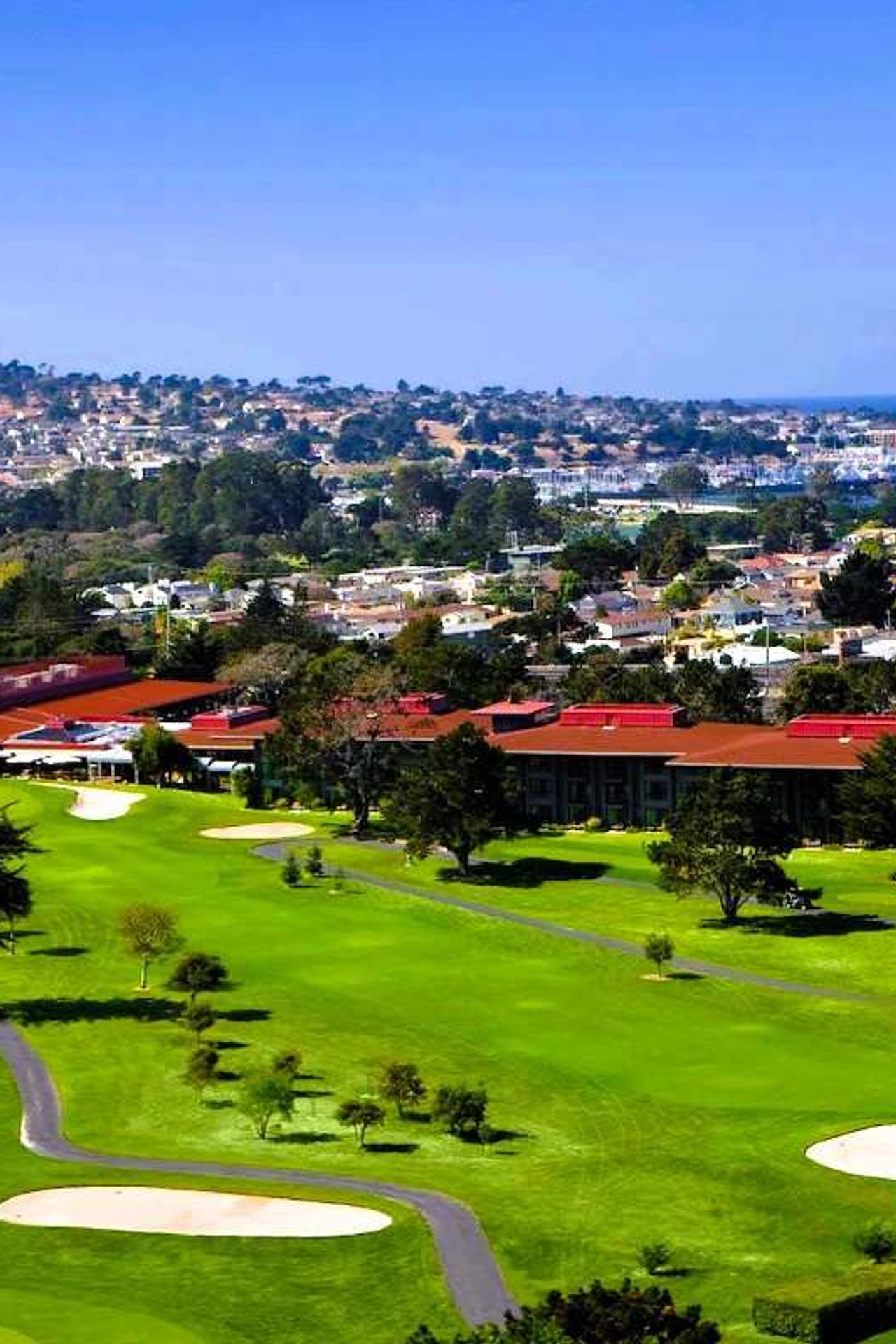 Photo of Hyatt Regency Monterey Hotel and Spa on Del Monte Golf Course - Aerial view of Del Monte Golf Course