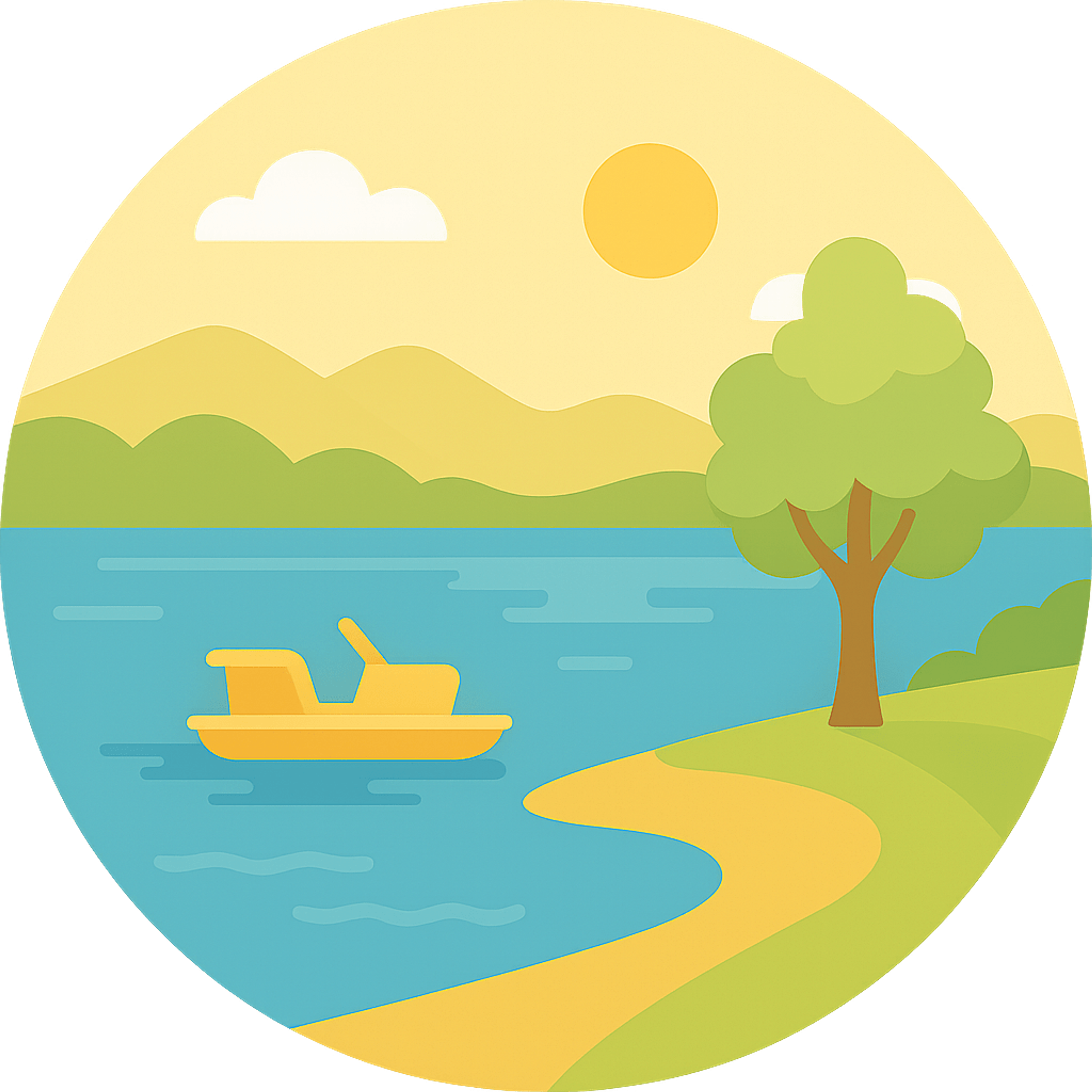 paddle boating