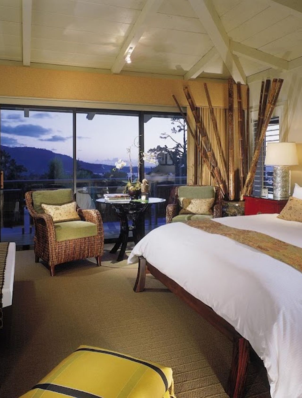 Photo of Tradewinds Carmel - Ocean View King, plush California King bed, private balcony, fireplace, and spa-jetted tub