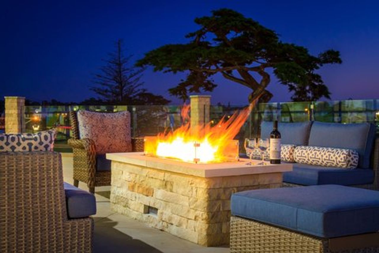Photo of SpringHill Suites by Marriott The Dunes On Monterey Bay - Outdoor Seating Area, Firepit