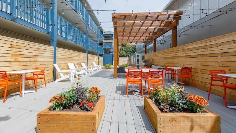 Photo of Surfland Hotel - Courtyard with Firepit