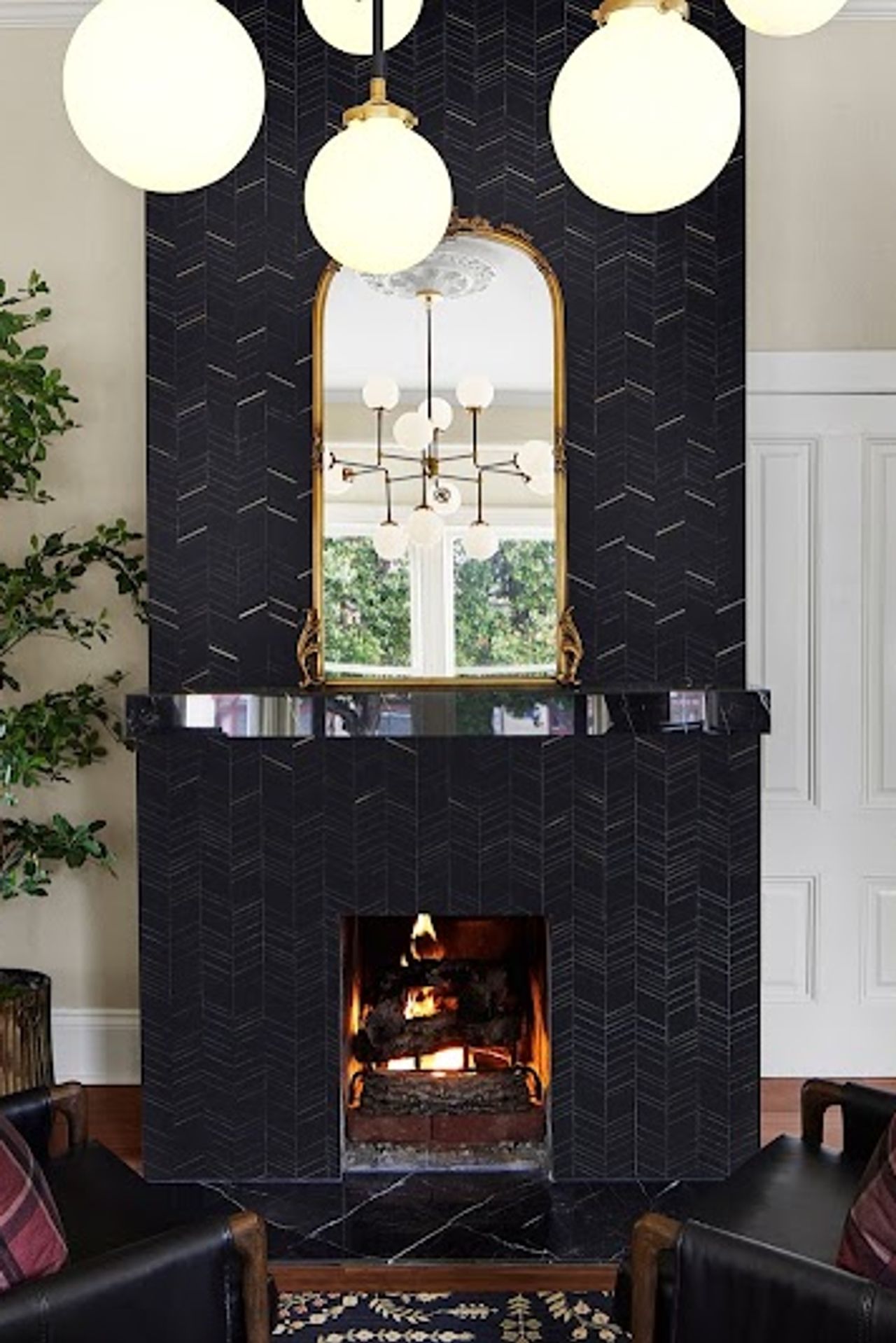 Photo of Gosby House Inn, A Four Sisters Inn - The Beaumont Room Fireplace