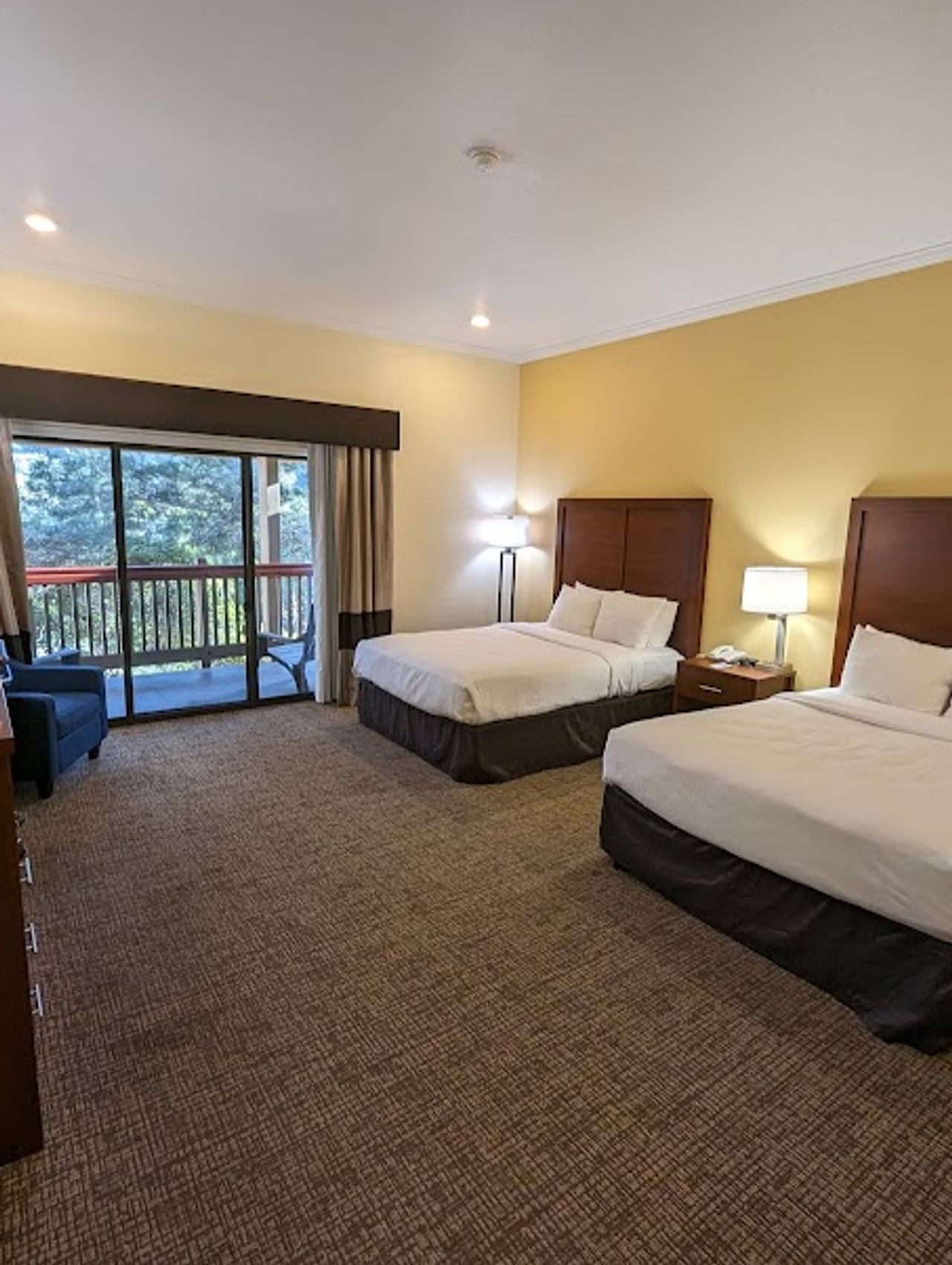 Photo of Comfort Inn Monterey Peninsula Airport - Room, 2 Queen Beds, Private Balcony, Flat TV