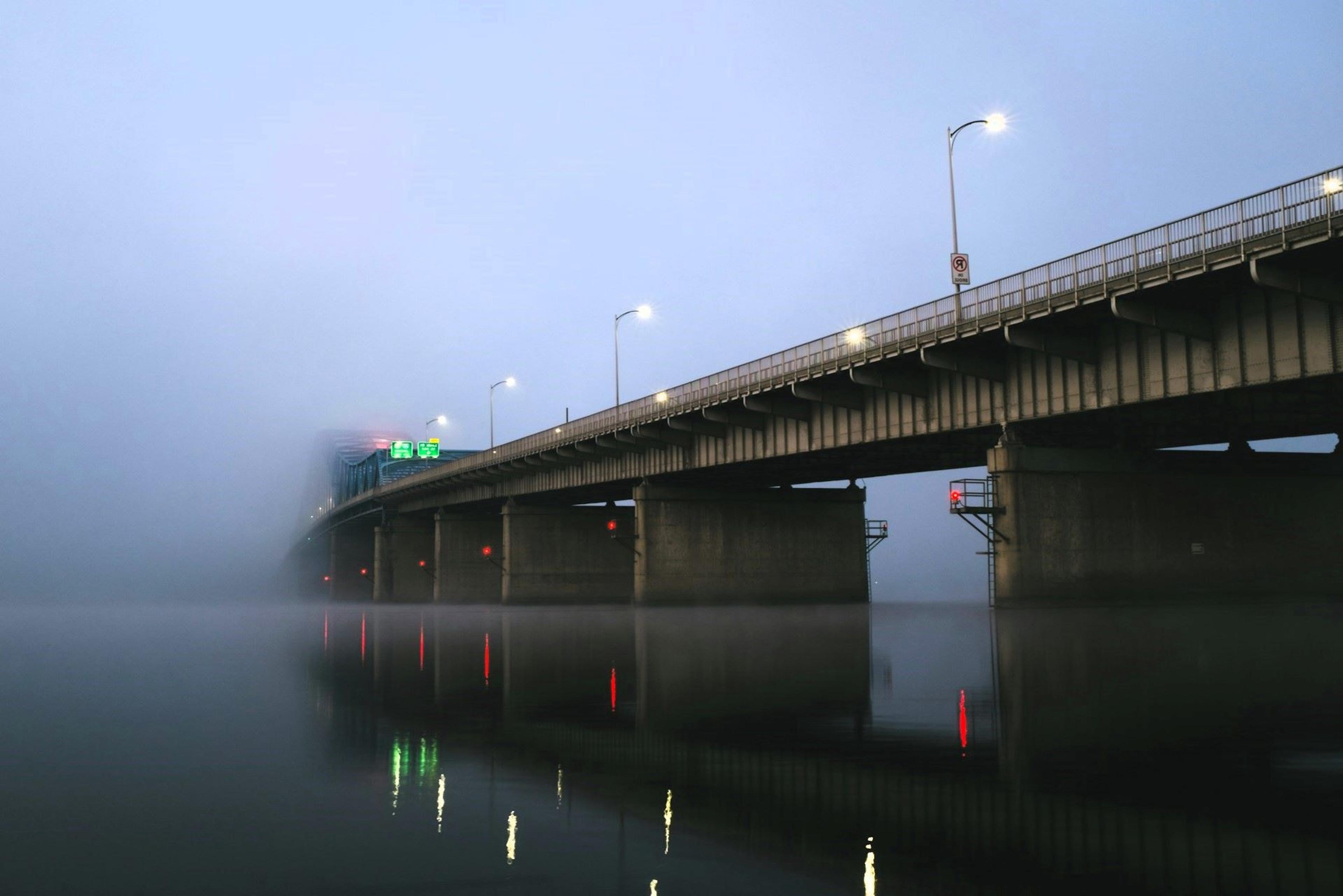 Early morning exploring of the Blue Bridge - Pioneer Memorial Bridge, Pasco, Washington, United States