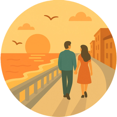 Romantic Walks on the Promenade
