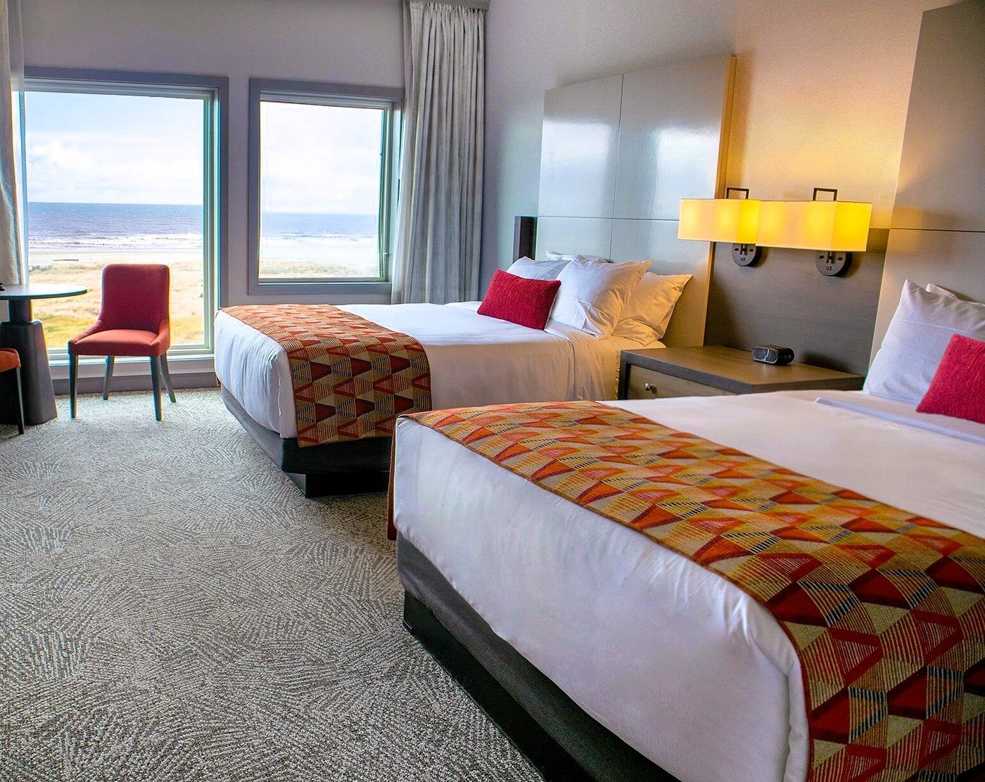 Quinault Beach Resort and Casino - Double Queen Ocean View ROOM, 2 Queen Beds