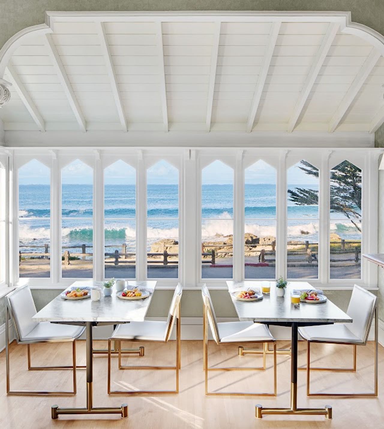 Photo of Green Gables Inn, A Four Sisters Inn - Dining area with ocean view