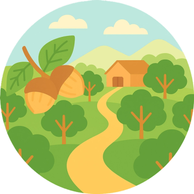 Dorris Ranch, Filbert Hazelnut Orchard, Rural, Countryside