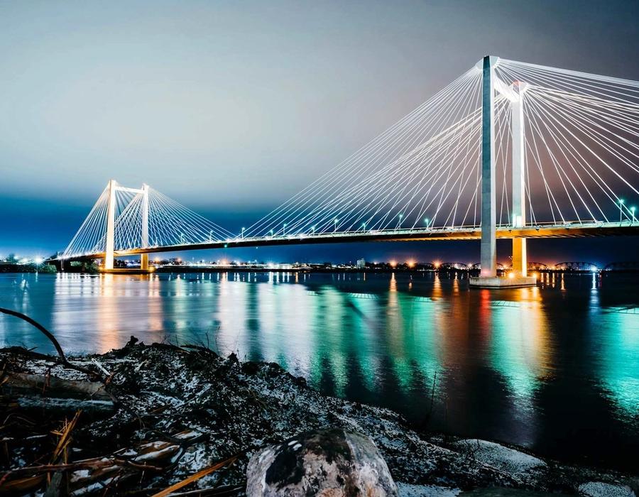 Ed Hendler Bridge (Intercity Bridge) in Kennewick, Washington, United States