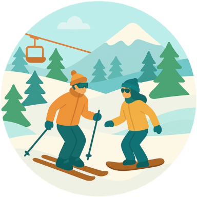 Skiing, Snowboarding & Snowshoe Adventures