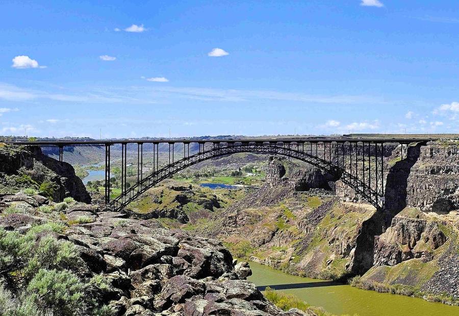 Perrine Memorial Bridge in Idaho, USA