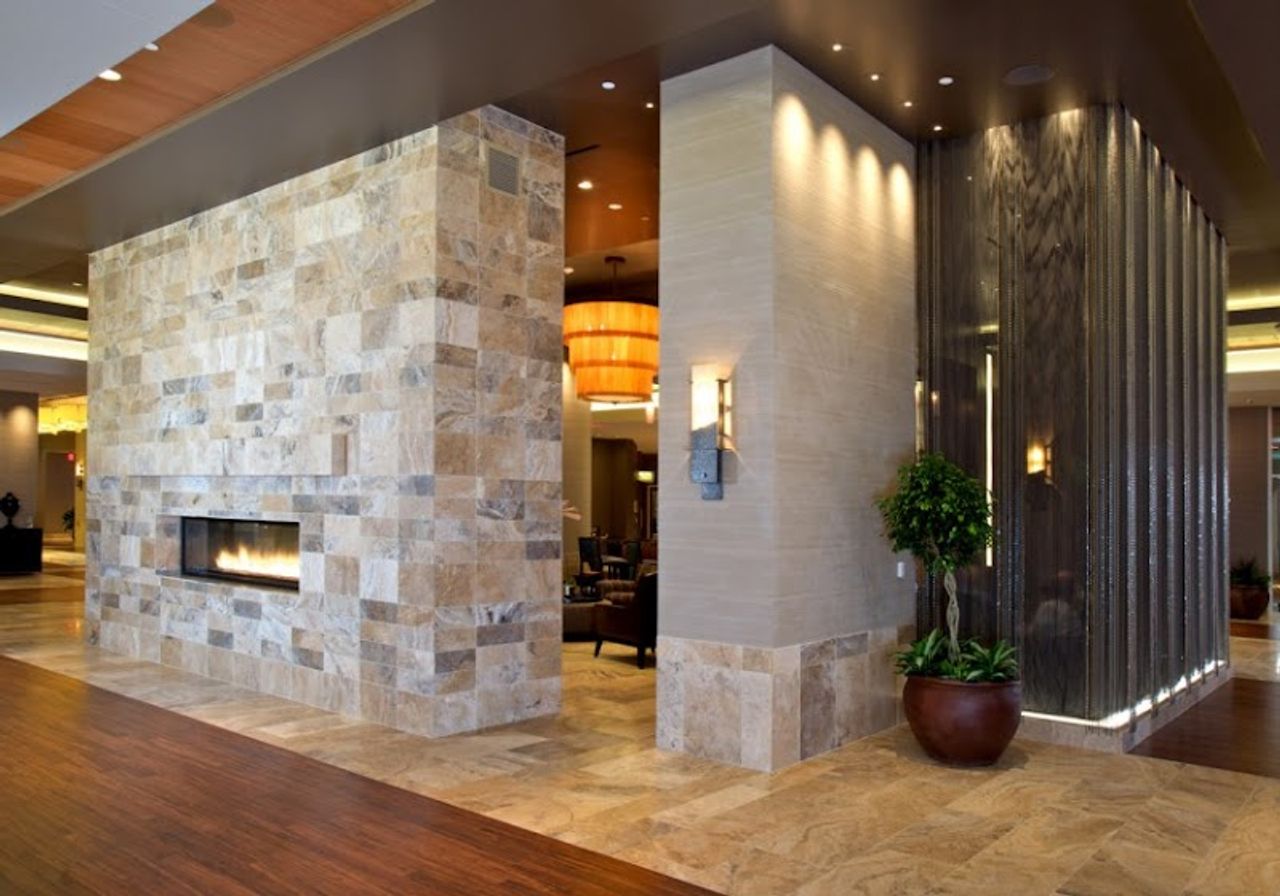 Photo of Northern Quest Resort & Casino - Lobby, Fireplace