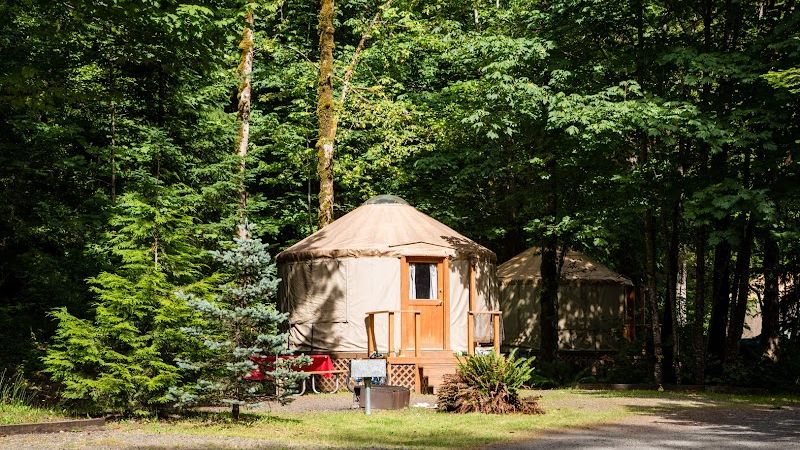 Photo of Mt Hood Village RV Resort - Yurt - 16' Premium (Sleeps 5/Pet Friendly)