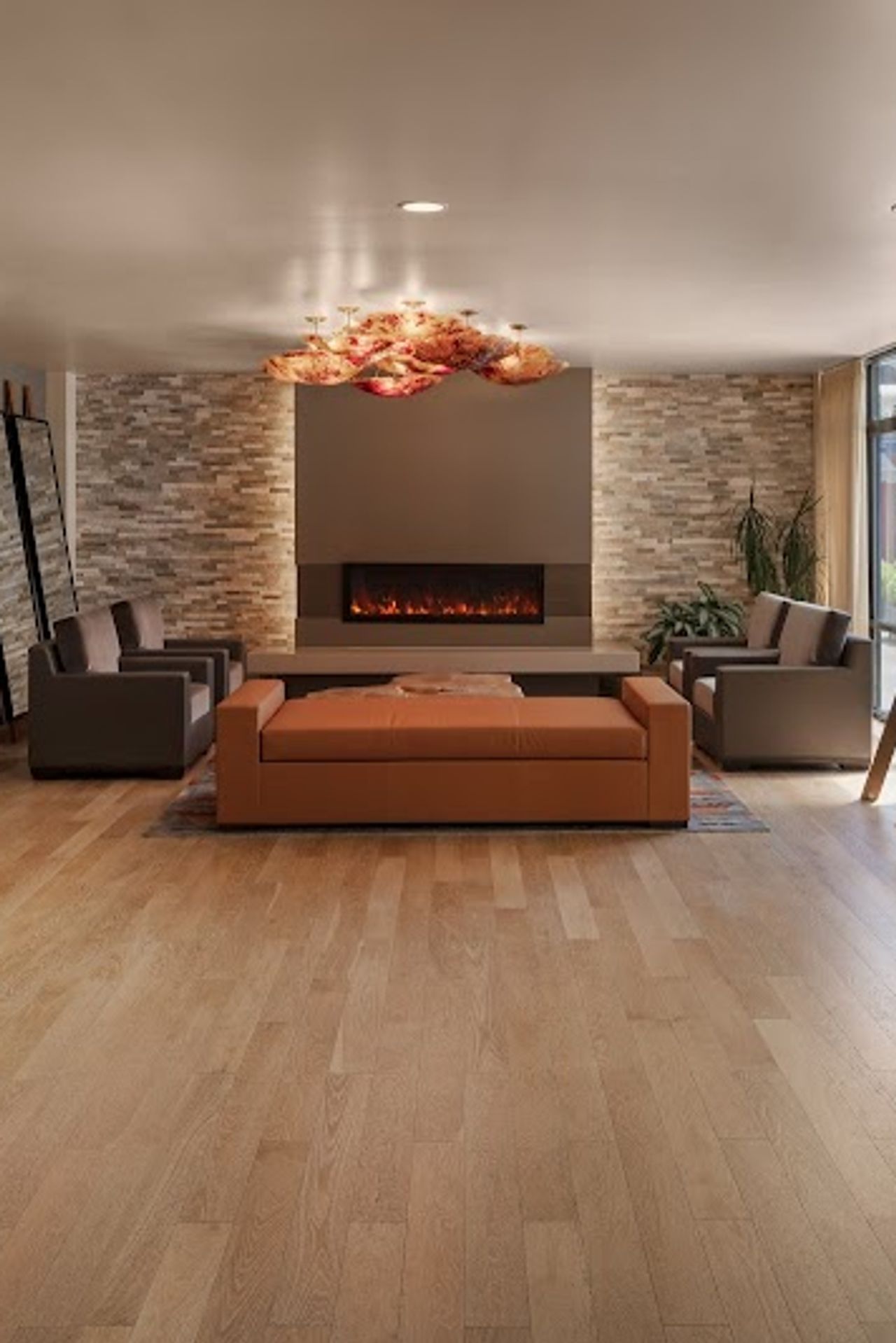 Photo of Inn at the 5th Eugene - Lobby, Fireplace