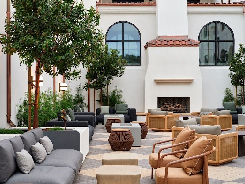 Photo of Kimpton Mirador Pacific Grove Monterey - Courtyard, Outdoor seating area, firepit