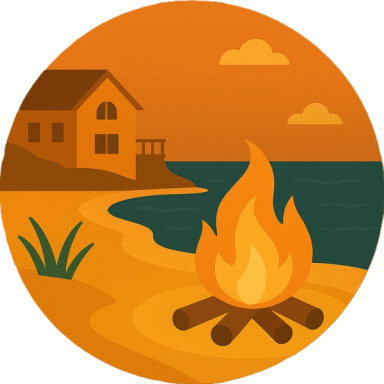 Beach Bonfires & Ocean Sunsets