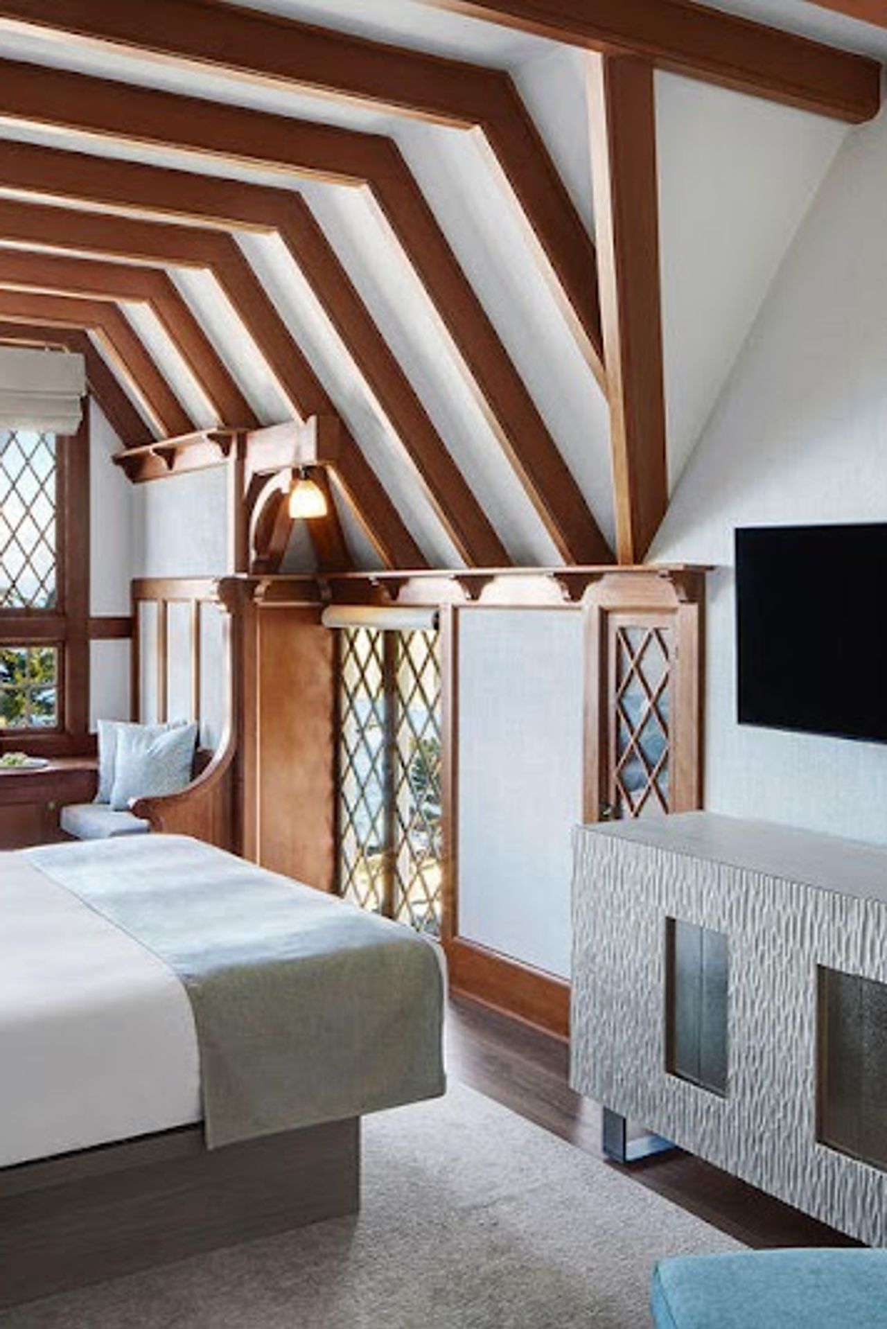 Photo of Green Gables Inn, A Four Sisters Inn - The Chapel Room, King Bed, Ocean Views, Charming Window Seat