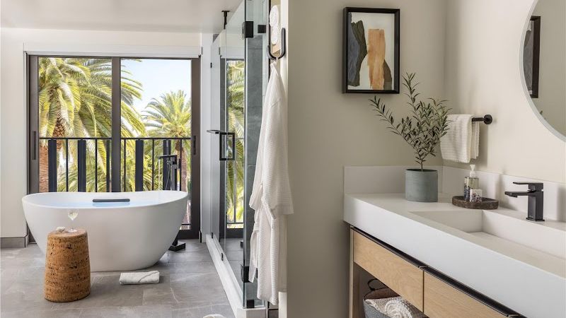 Photo of Casa Mani Resort Napa Valley, Curio Collection by Hilton - Presidential Suite, Oversized free‑standing soaking tubs for two