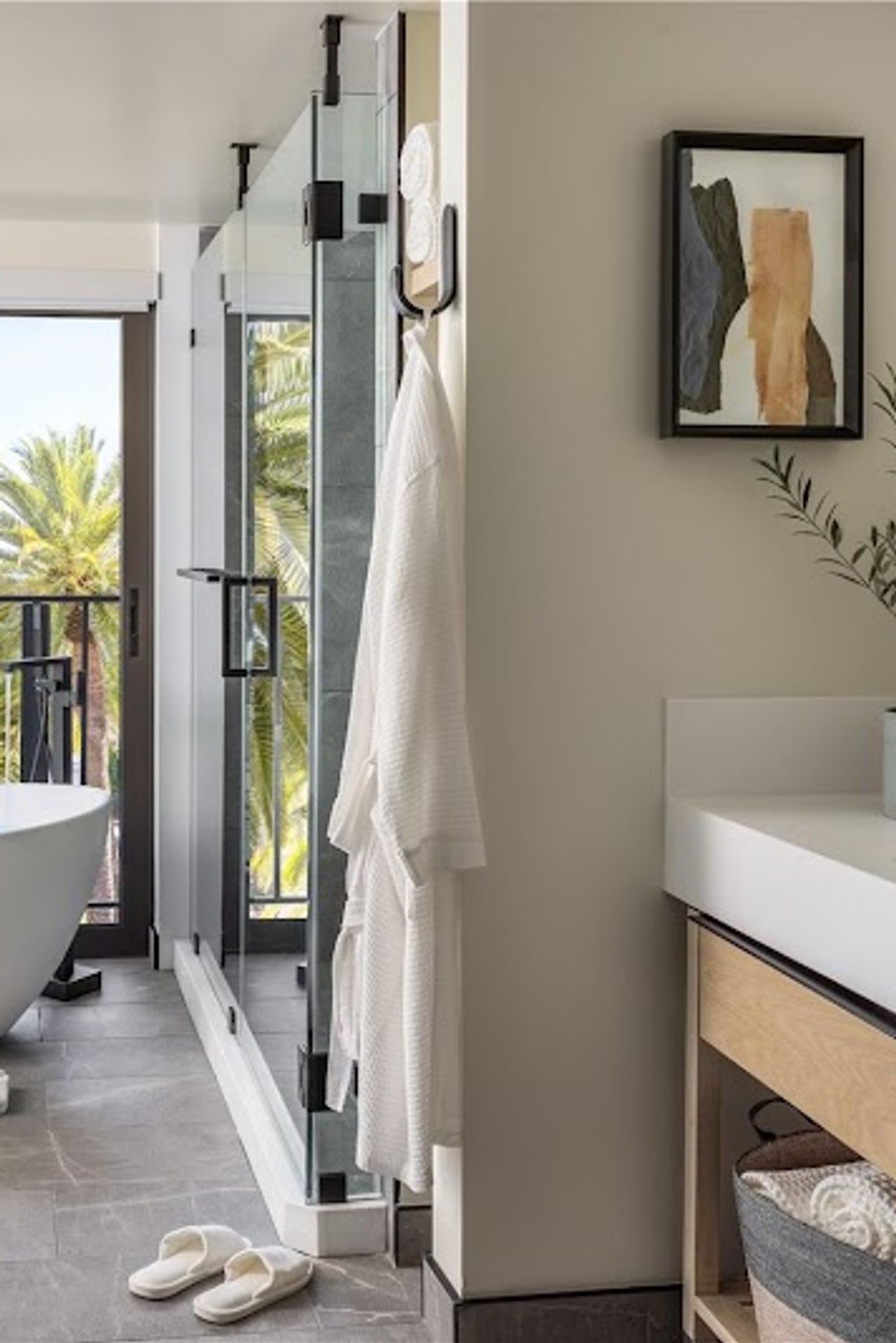 Photo of Casa Mani Resort Napa Valley, Curio Collection by Hilton - Presidential Suite, Oversized free‑standing soaking tubs for two